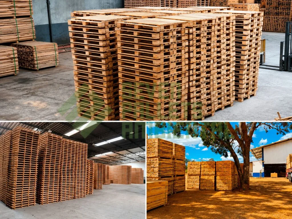 Pallets empilhados